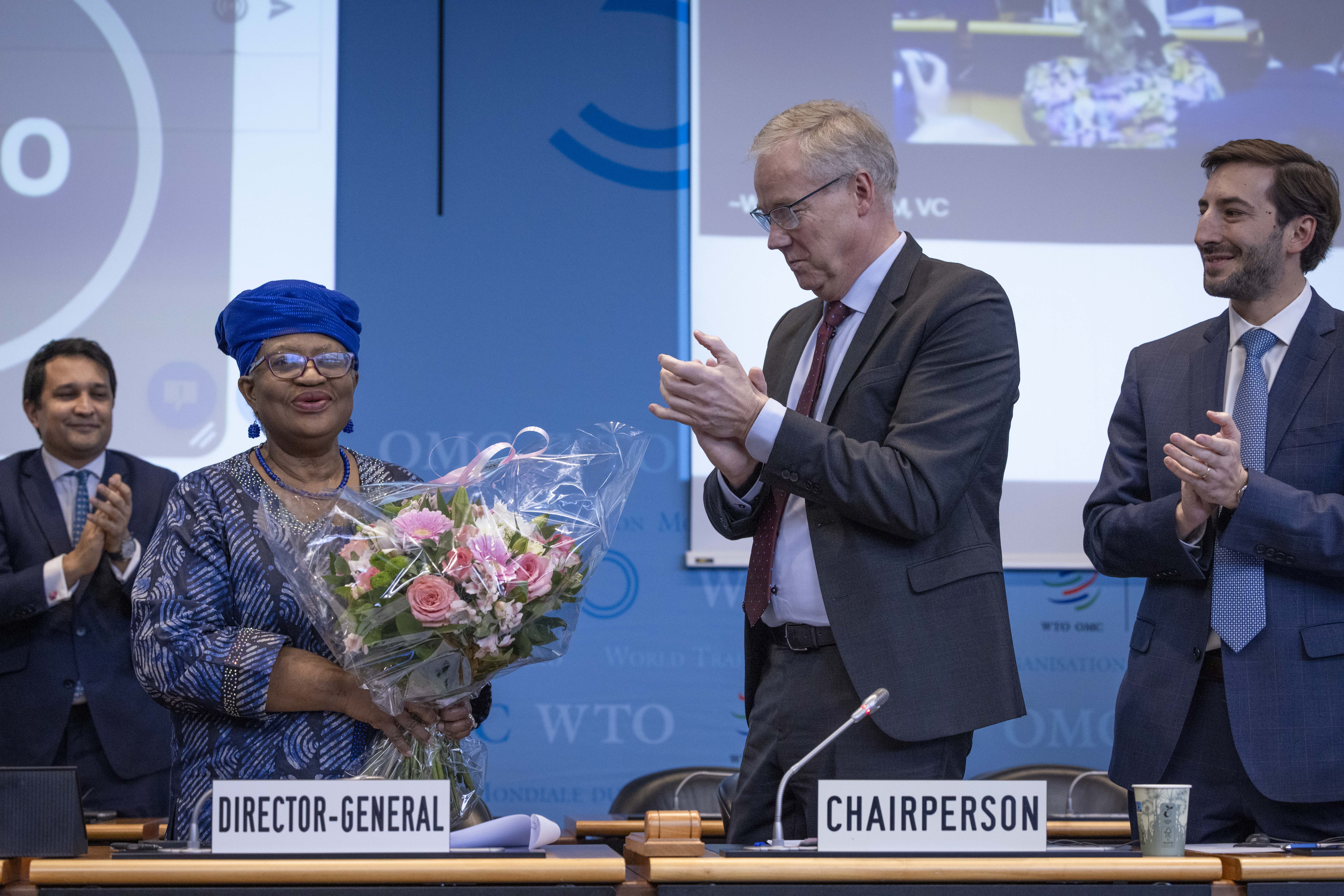 Read more about the article WTO General Council reappoints Ngozi Okonjo-Iweala as Director-General for a second term