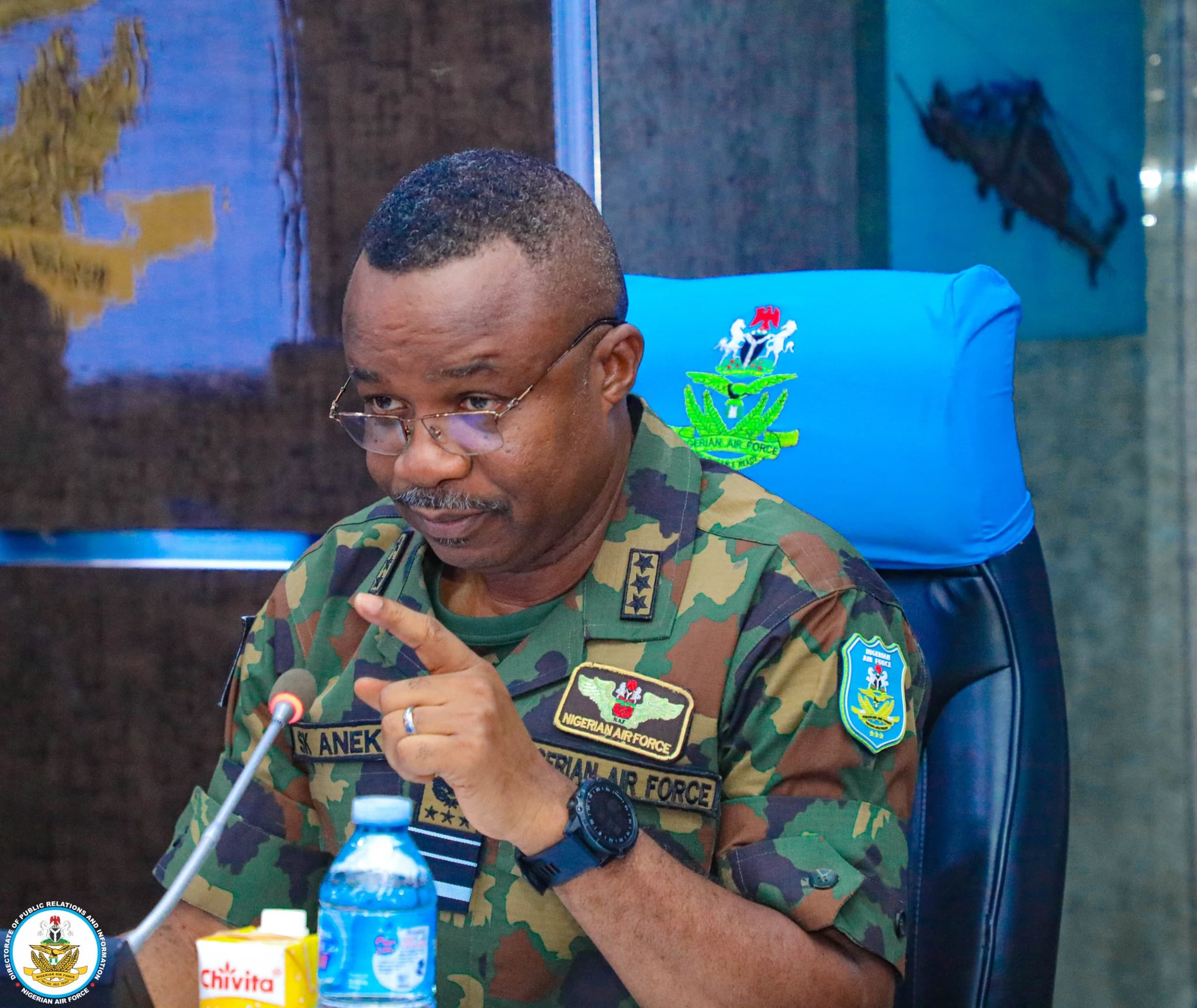 You are currently viewing CAS SUMMONS THEATRE COMMANDERS, SETS NEW COURSE FOR SMARTER AND HARDER AIR STRIKES TO SECURE NIGERIA