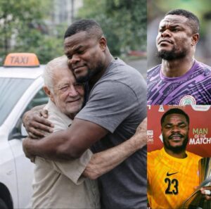Read more about the article Viral Story Claims Super Eagles Goalkeeper Stanley Nwabali Bought Taxi and Home for Homeless Driver in the US