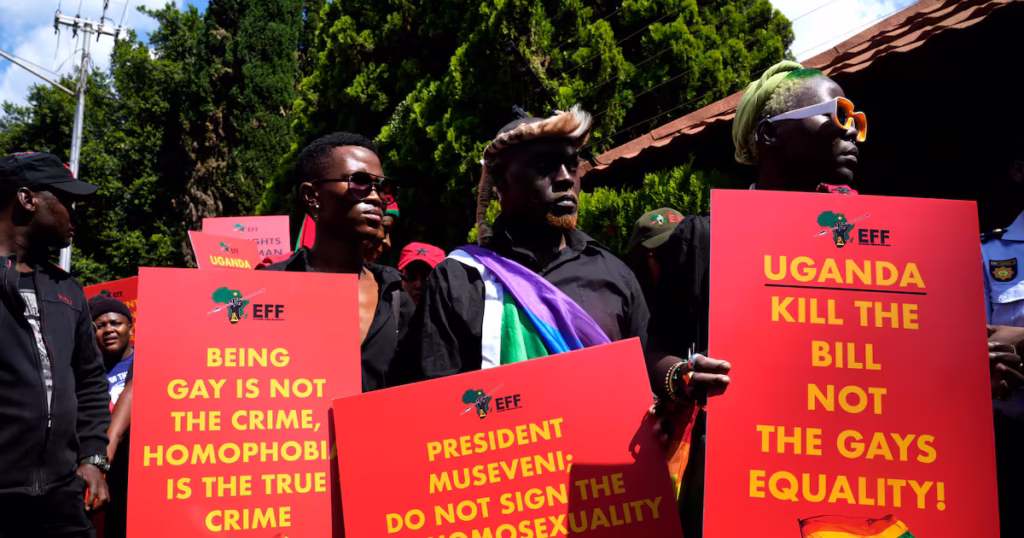 Two Kissing Uganda Women
Anti-Homosexuality 
LGBTQ
Gay