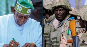 Read more about the article NEW: Tinubu Approves Salary Increase for Military Personnel