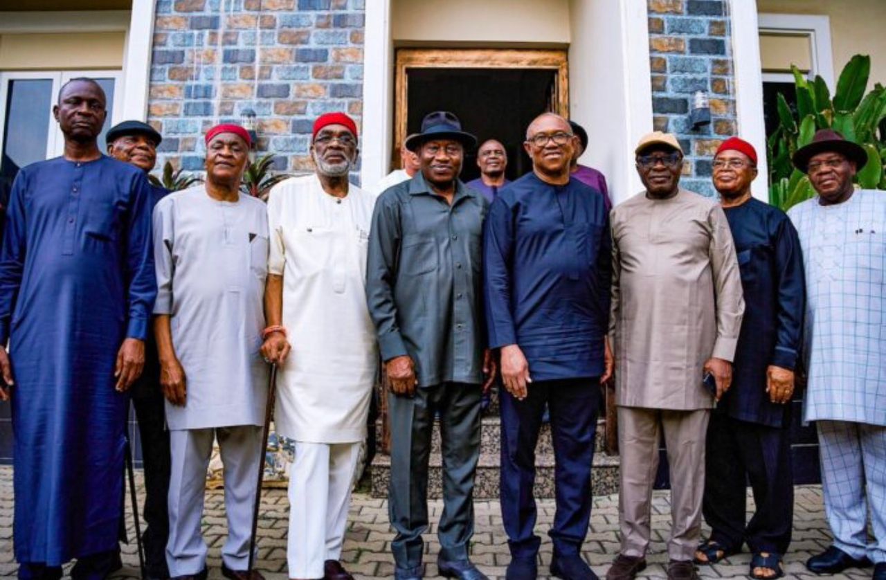 Read more about the article Obi, South-East Leaders Meet Jonathan Ahead of 2027 Elections