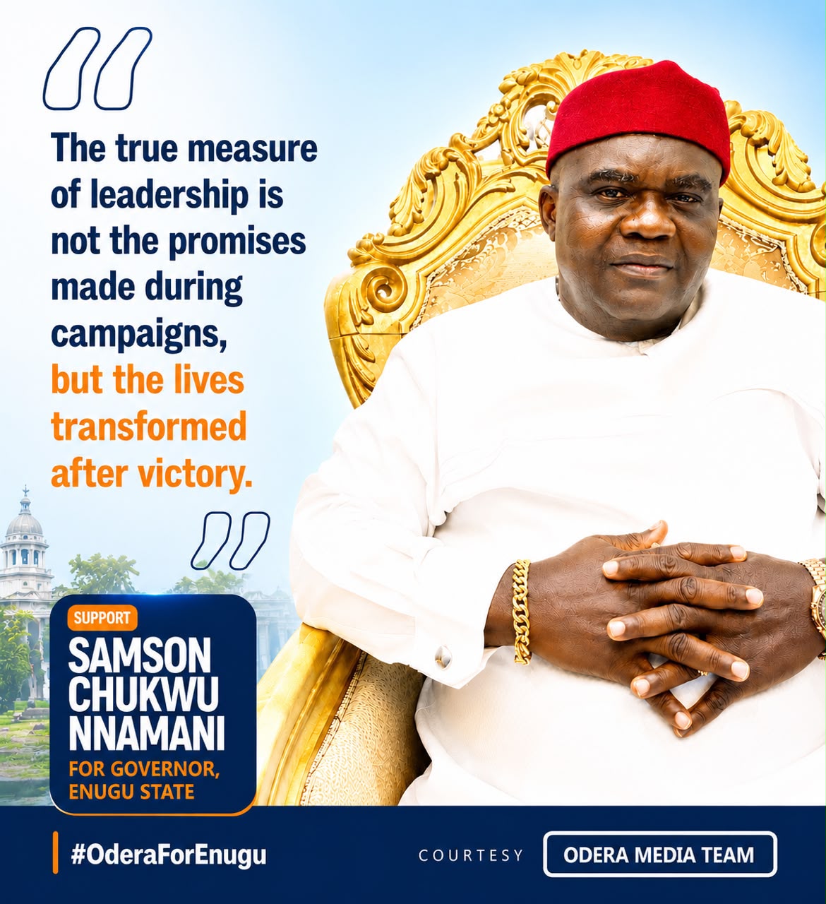 You are currently viewing Nnamani Reaffirms Governance Vision, Says Performance – Not Promises, Will Define His Administration